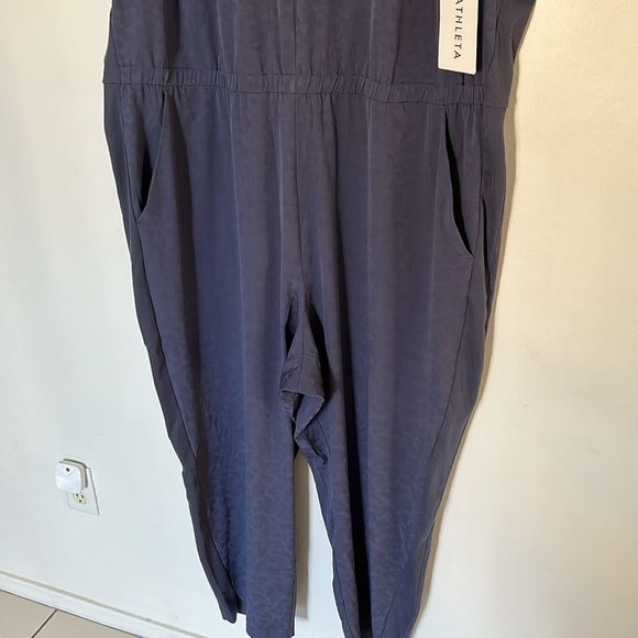 NWT Athleta Brooklyn Textured Jumpsuit - Picture 5 of 7